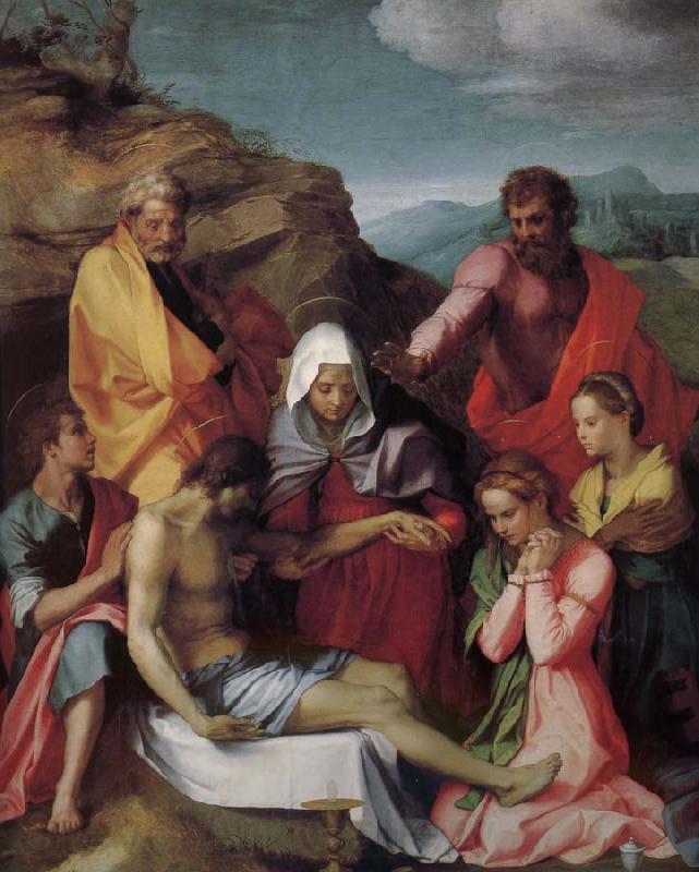 Andrea del Sarto The dead Christ of Latter-day Saints and Notre Dame